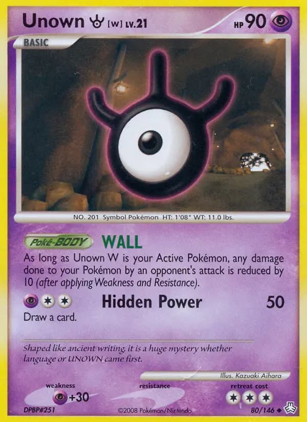 Unown W #80 — Legends Awakened
