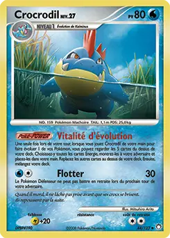 Carte Pokémon Crocrodil #44 — Trésors Mystérieux