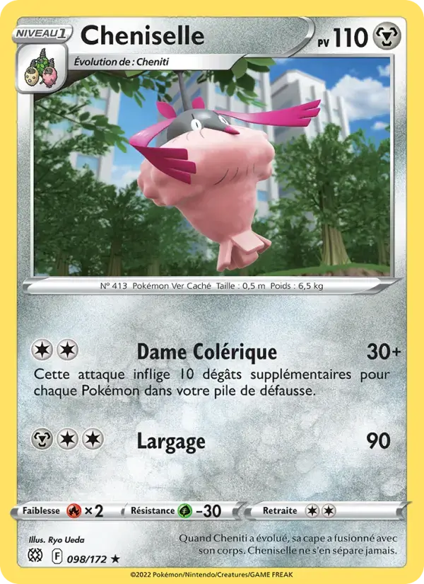 Carte Pokémon Cheniselle #098 — Stars Étincelantes