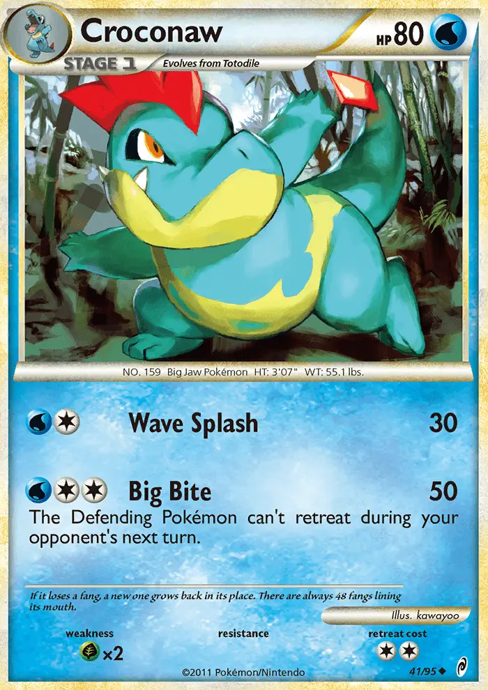 Carte Pokémon Crocrodil #41 — L'Appel des Légendes