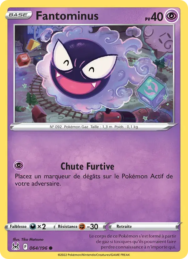 Carte Pokémon Fantominus #064 — Origine Perdue