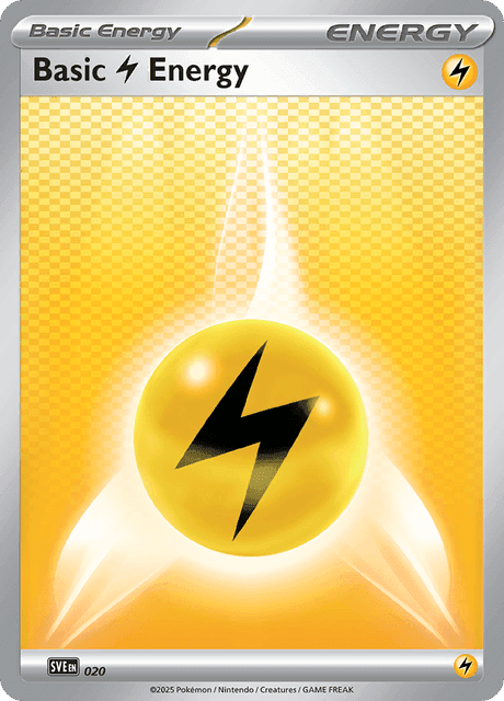 Carte Pokémon Énergie Electrik #020 — Énergies Écarlate et Violet
