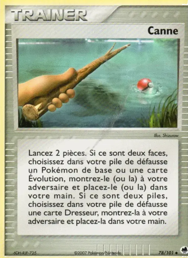 Carte Pokémon Canne #078 — Île des Dragons