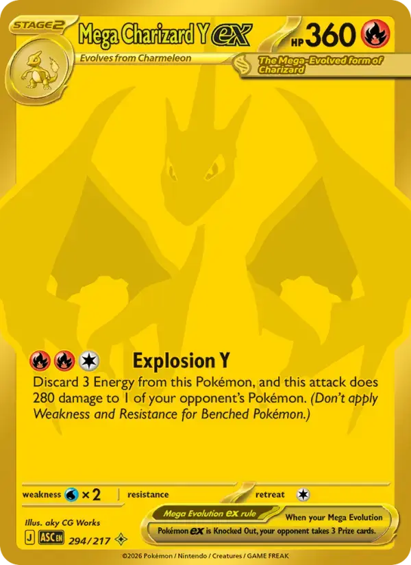 Mega Charizard Y ex #294 — Ascended Heroes