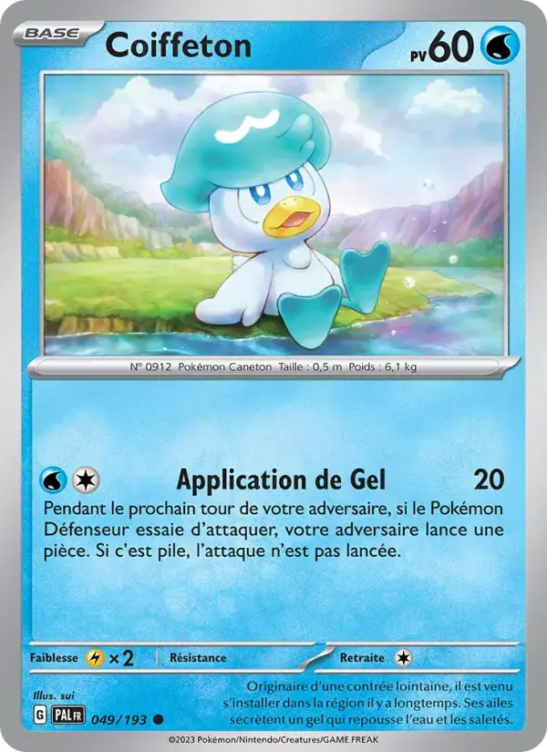 Carte Pokémon Coiffeton #049 — Évolutions à Paldea