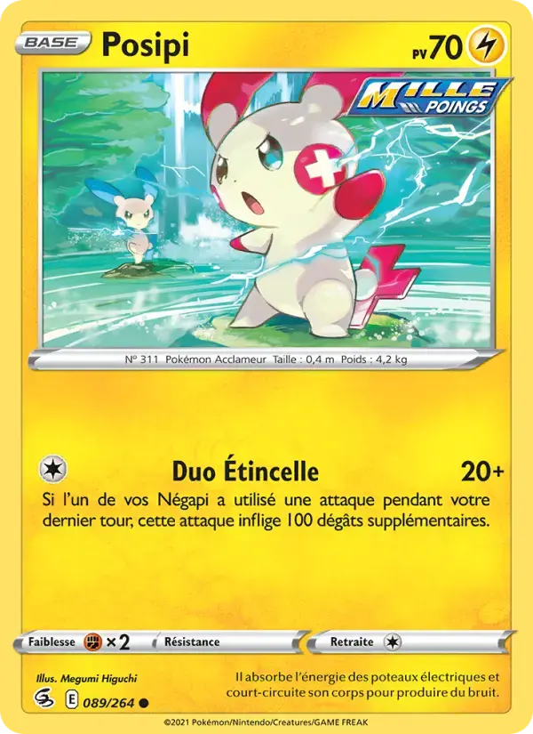 Carte Pokémon Posipi #89 — Poing de Fusion