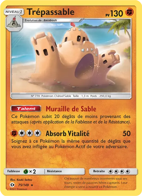 Carte Pokémon Trépassable #75 — Soleil et Lune