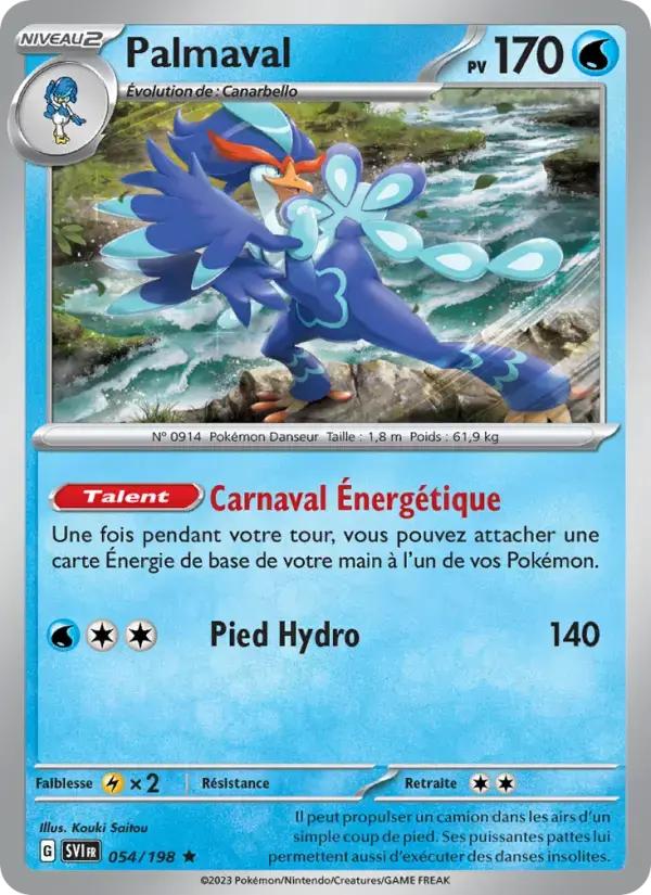 Carte Pokémon Palmaval #054 — Écarlate et Violet
