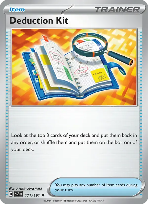 Deduction Kit #171 — Surging Sparks