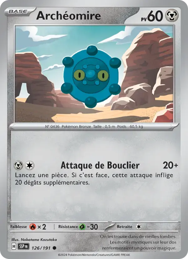 Carte Pokémon Archéomire #126 — Étincelles Déferlantes