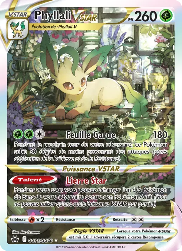 Carte Pokémon Phyllali VSTAR #GG35 — Zénith Suprême