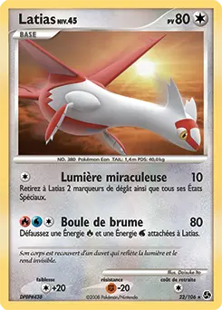 Carte Pokémon Latias #22 — Duels au Sommet