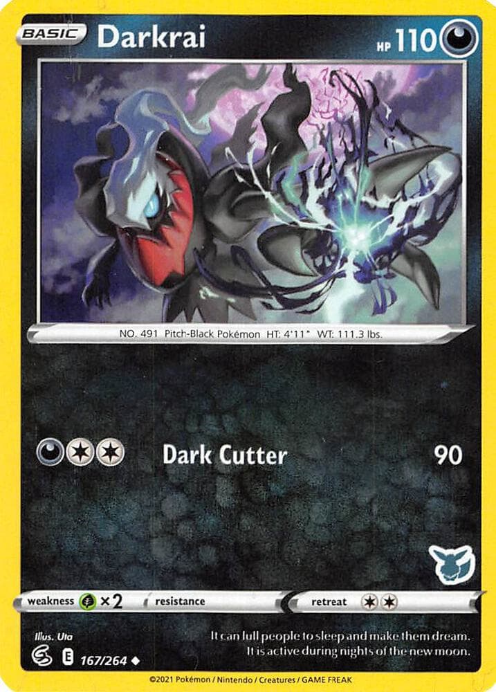 Darkrai #167 Stamp — Fusion Strike