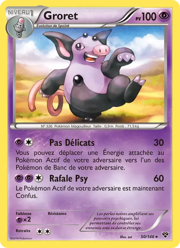Carte Pokémon Groret #50 — XY