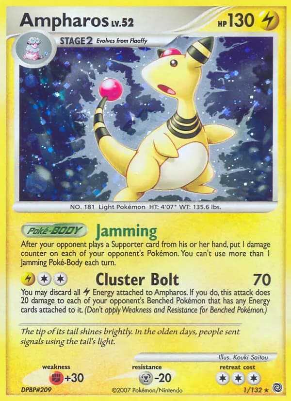 Ampharos #1 — Secret Wonders