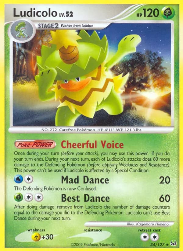 Ludicolo #34 — Platinum