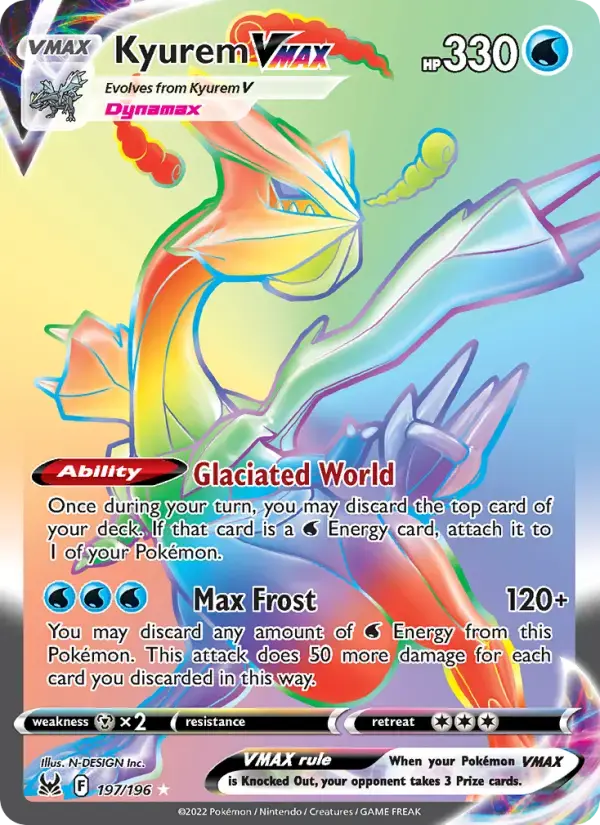 Kyurem VMAX #197 — Lost Origin