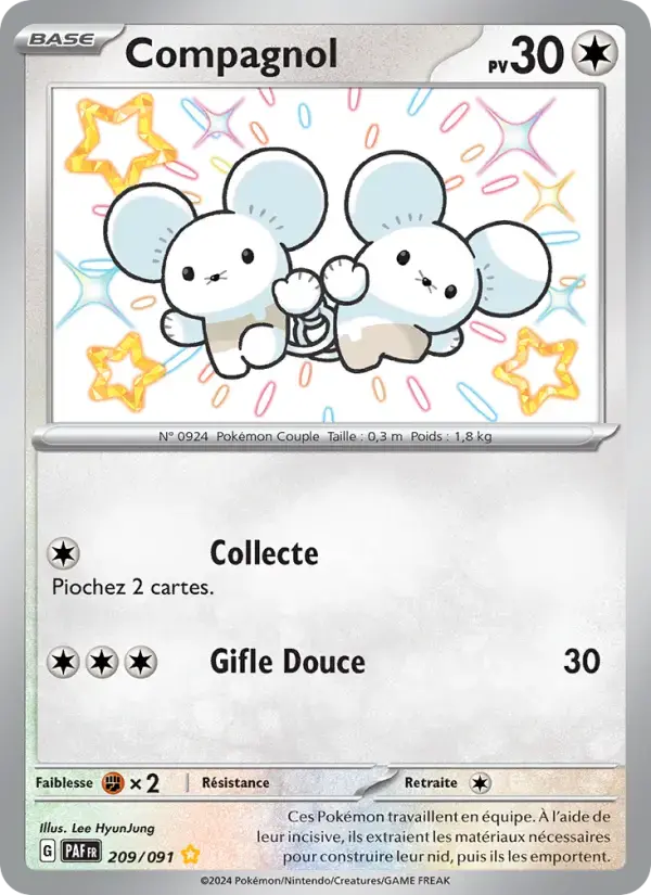 Carte Pokémon Compagnol #209 — Destinées de Paldea