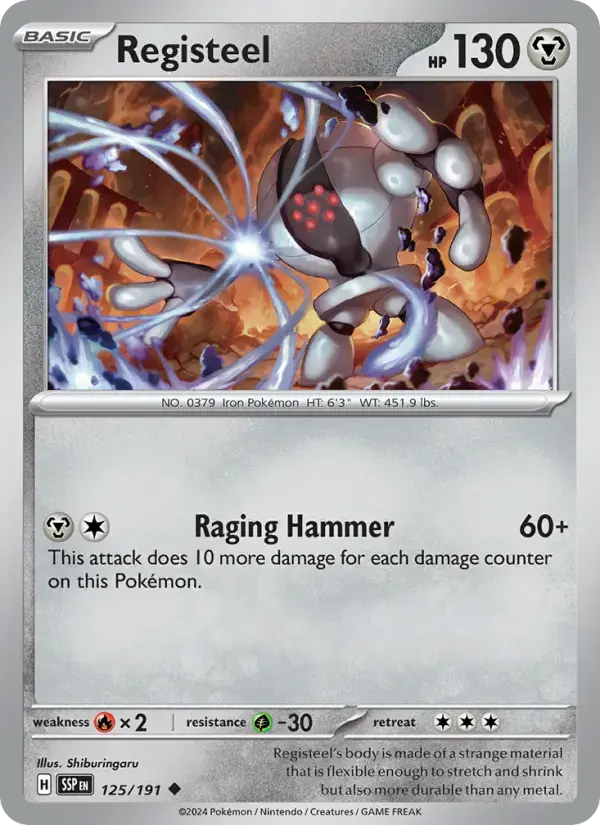 Registeel #125 — Surging Sparks