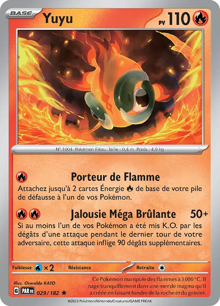 Carte Pokémon Yuyu #029 Non Holo — Faille Paradoxe
