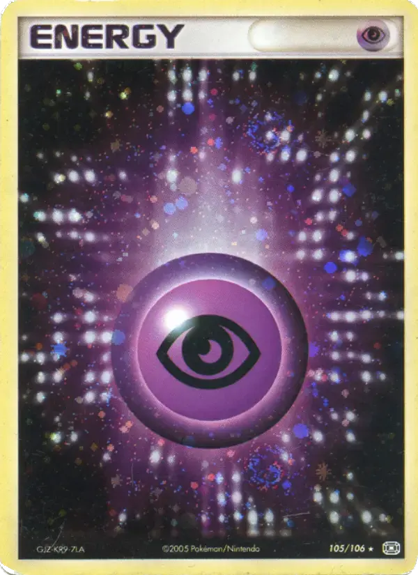 Carte Pokémon Énergie Psy #105 — Émeraude