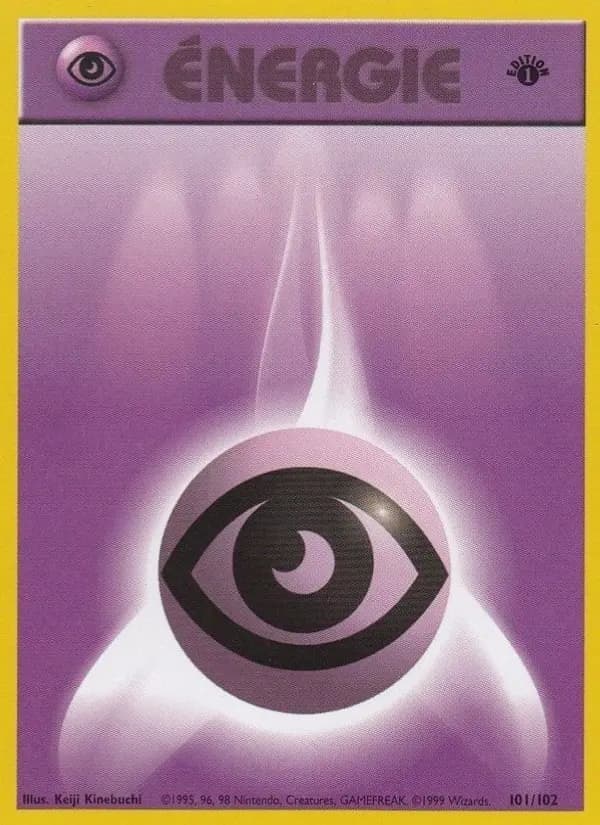 Carte Pokémon Énergie Psy #101 — Set de Base