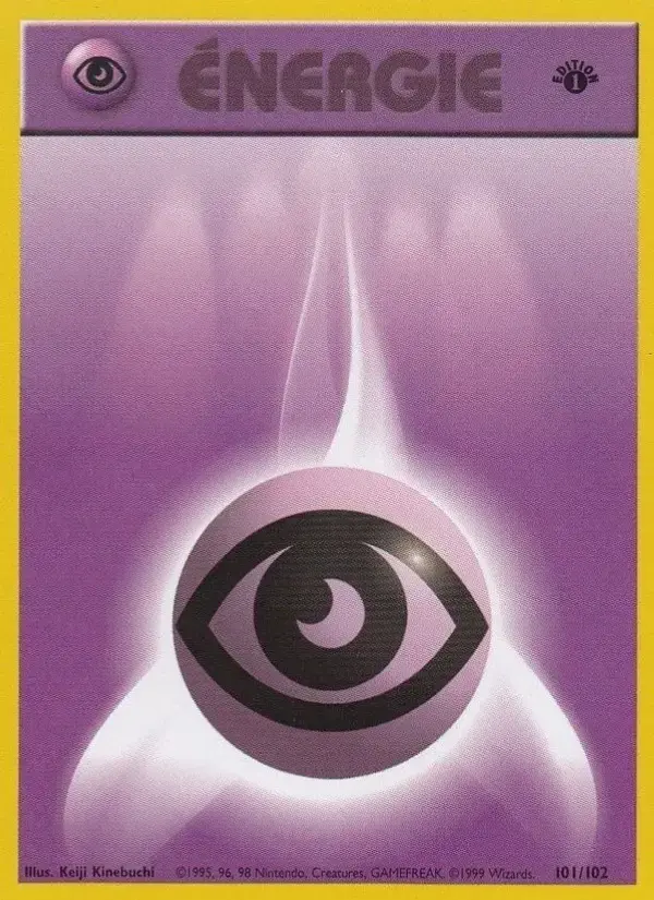 Carte Pokémon Énergie Psy #101 — Set de Base