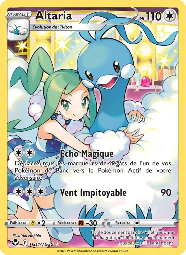 Carte Pokémon Altaria #TG11 — Tempête Argentée