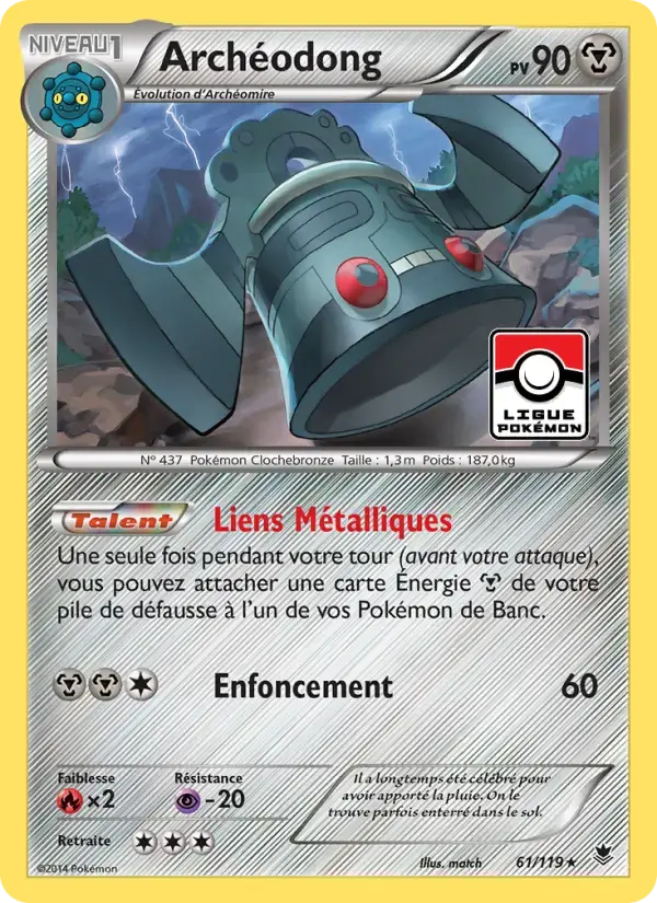 Carte Pokémon Archéodong #61 — Vigueur Spectrale