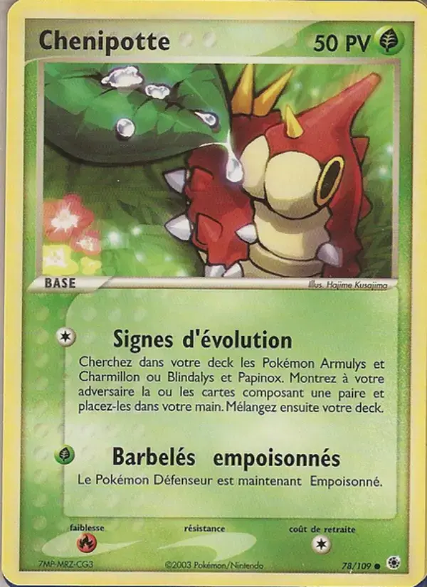 Carte Pokémon Chenipotte #78 — Rubis & Saphir