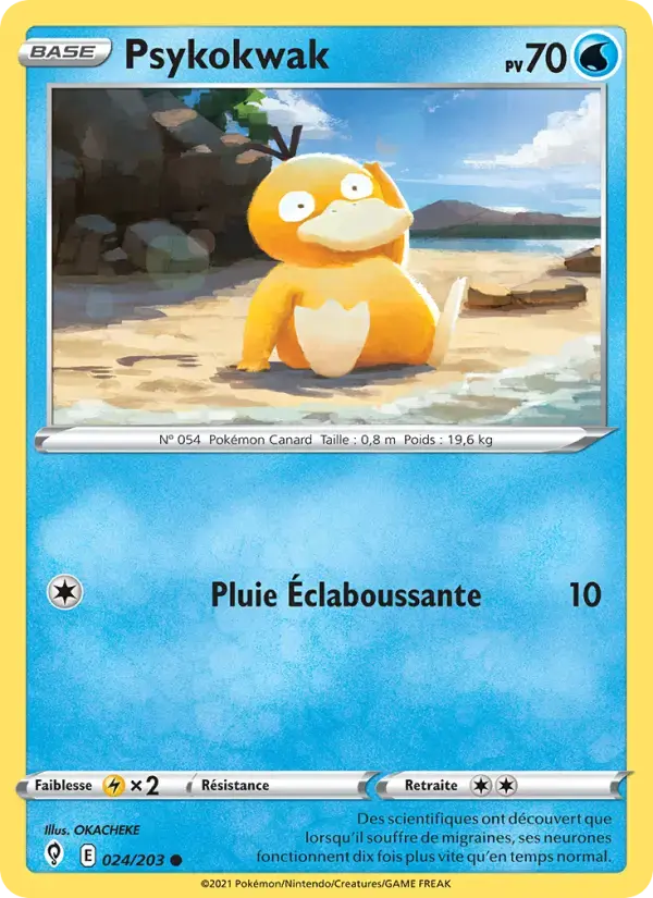 Carte Pokémon Psykokwak #24 — Évolution Céleste