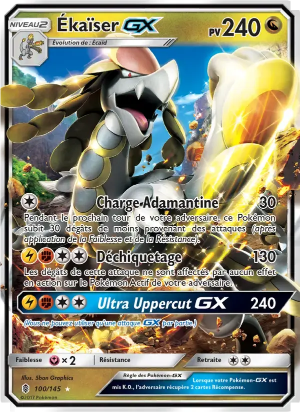Carte Pokémon Ékaïser GX #100 — Gardiens Ascendants