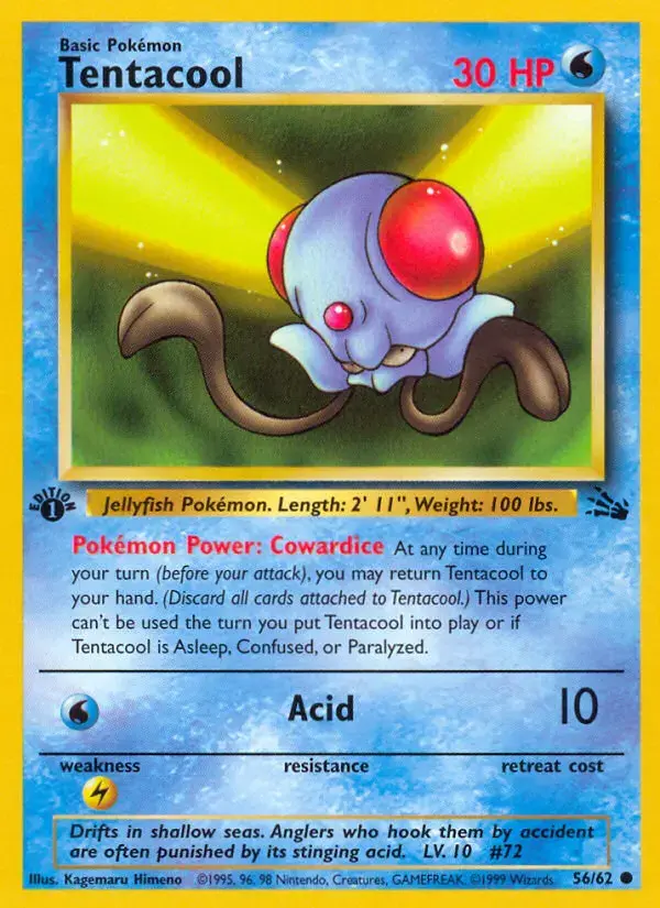 Tentacool #56 — Fossil