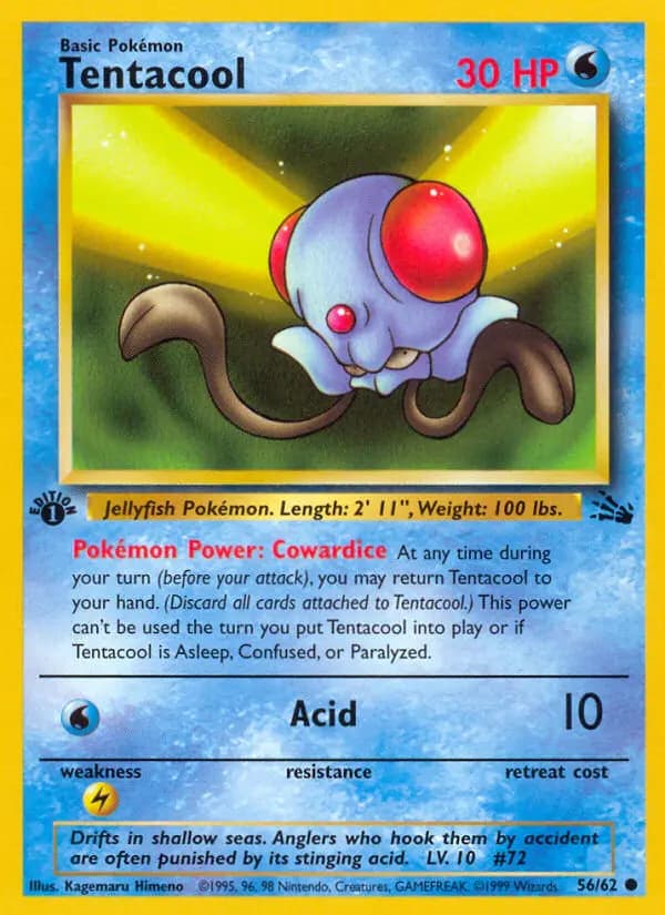 Tentacool #56 — Fossil