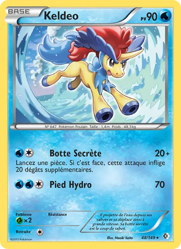 Carte Pokémon Keldeo #48 — Frontières Franchies