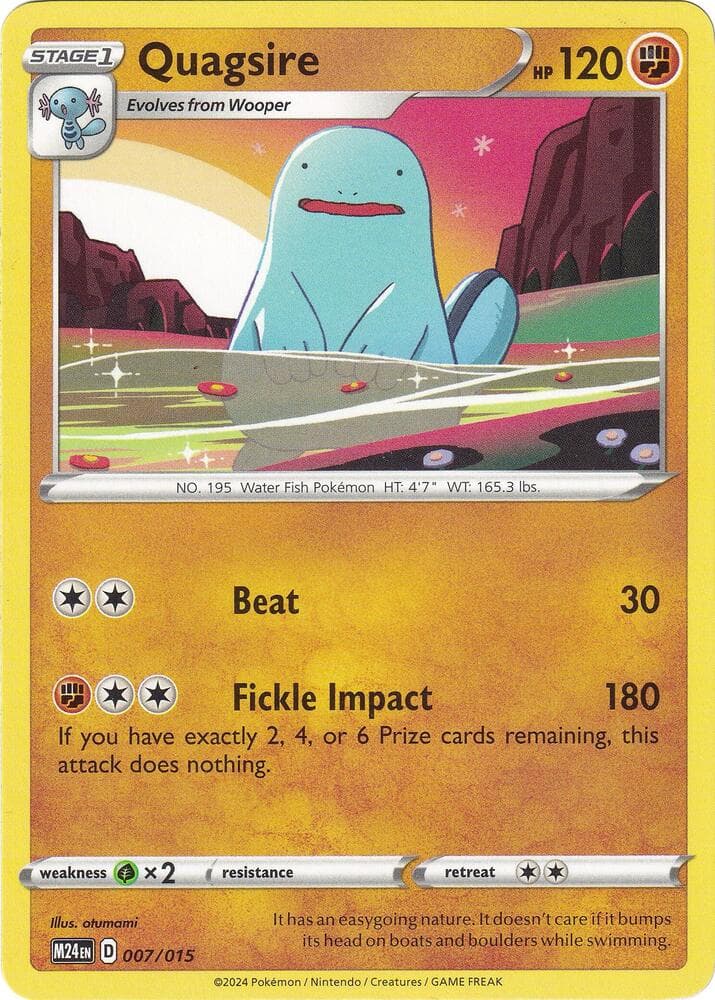 Quagsire #7 — 2024 McDonald's Collection
