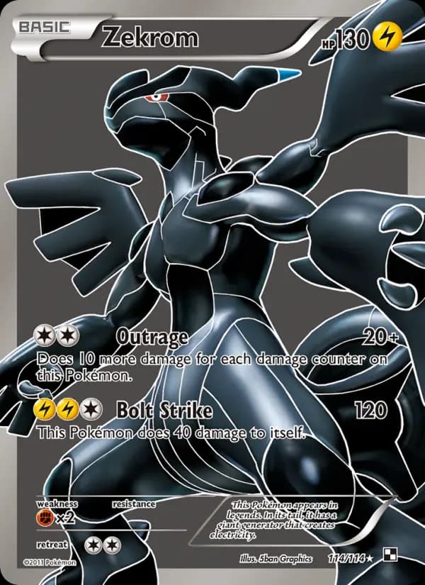 Zekrom #114 — Black & White