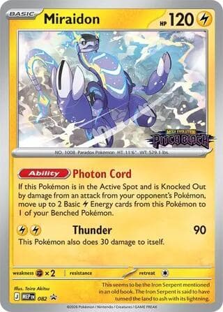 Miraidon #082 — Mega Evolution Promos