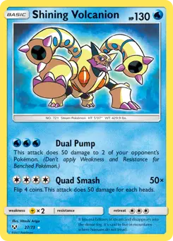 Shining Volcanion #27 — Shining Legends