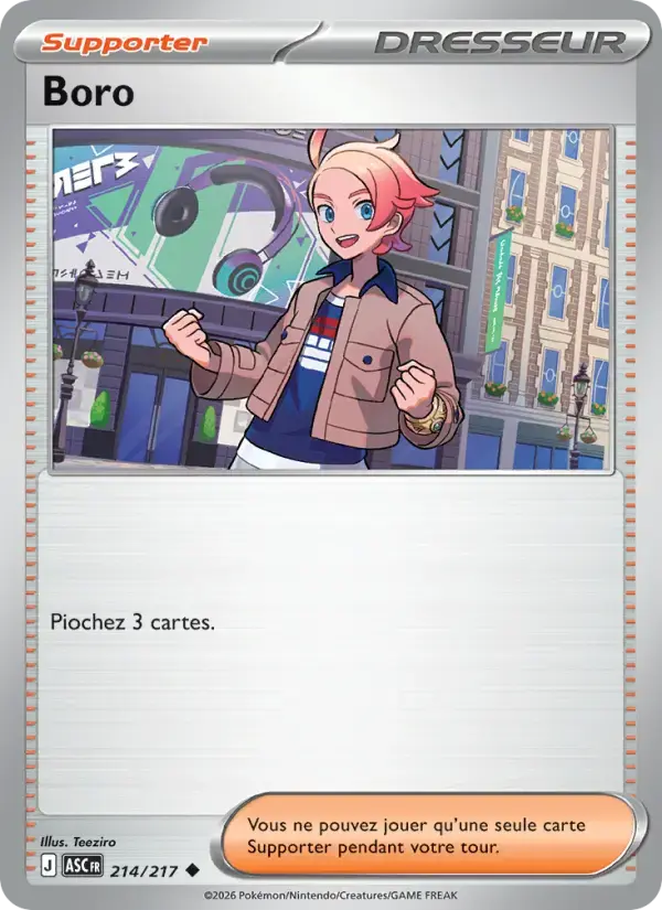 Carte Pokémon Boro #214 — Héros Transcendants