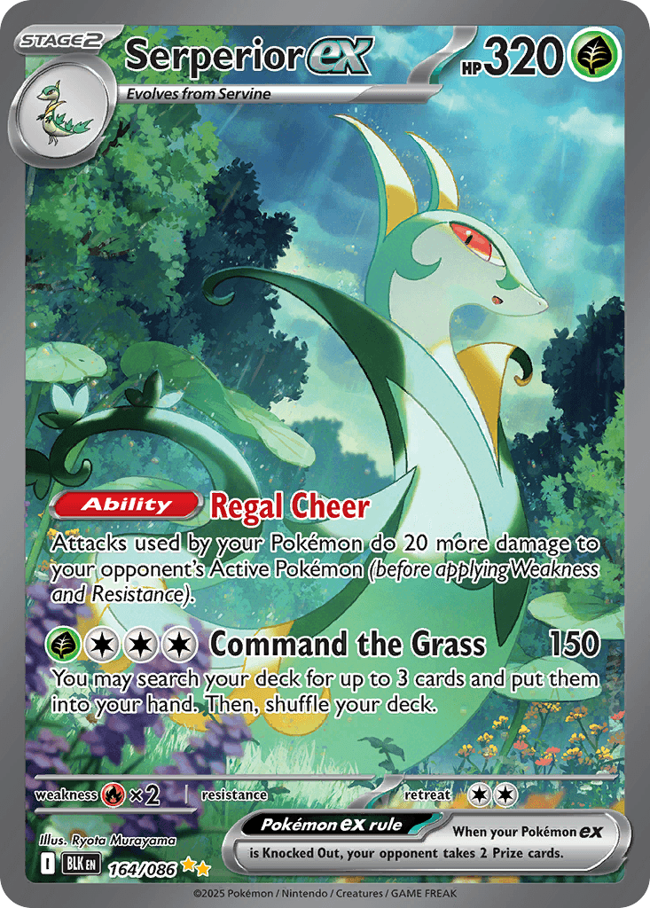 Carte Pokémon Majaspic-ex #164 — Foudre Noire