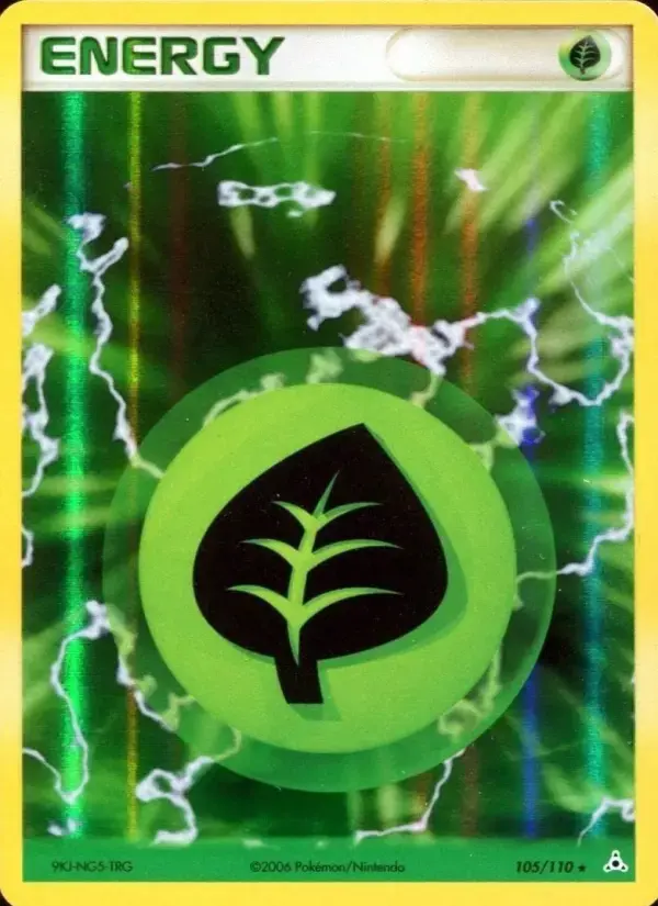 Carte Pokémon Énergie Plante #105 — Fantômes Holon