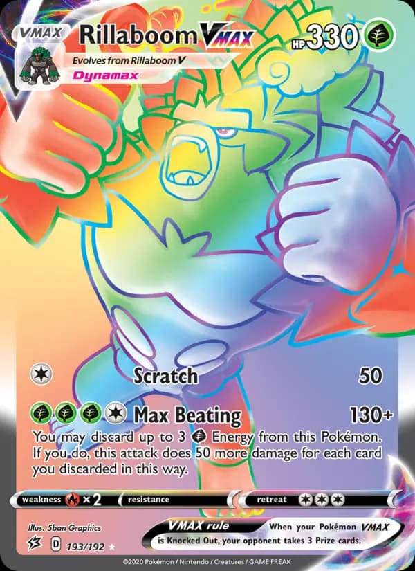 Rillaboom VMAX #193 — Rebel Clash