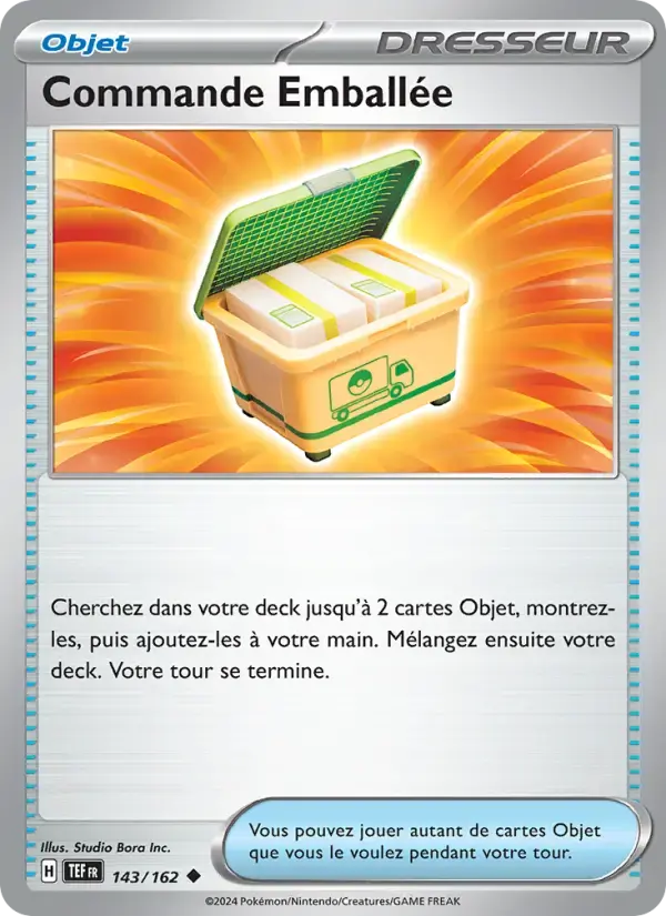 Carte Pokémon Commande Emballée #143 — Forces Temporelles