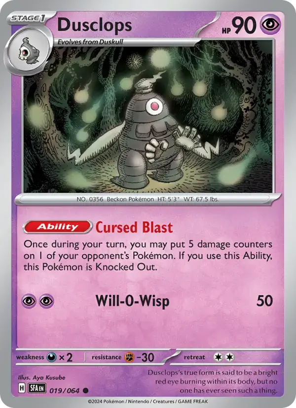 Dusclops #019 — Shrouded Fable