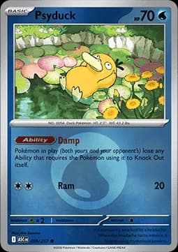 Psyduck #039 Non Holo — Ascended Heroes