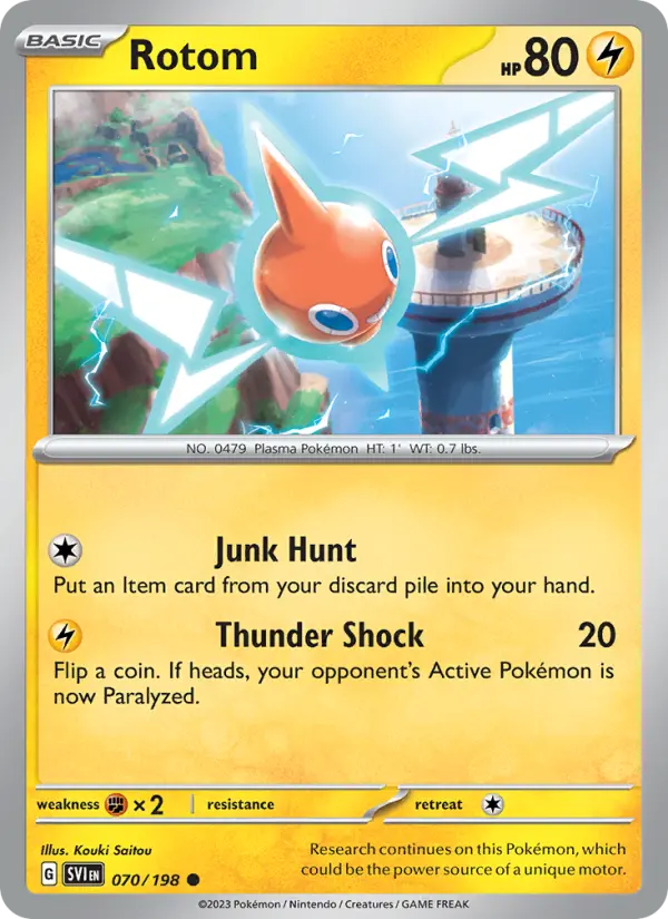 Carte Pokémon Motisma #070 — Écarlate et Violet