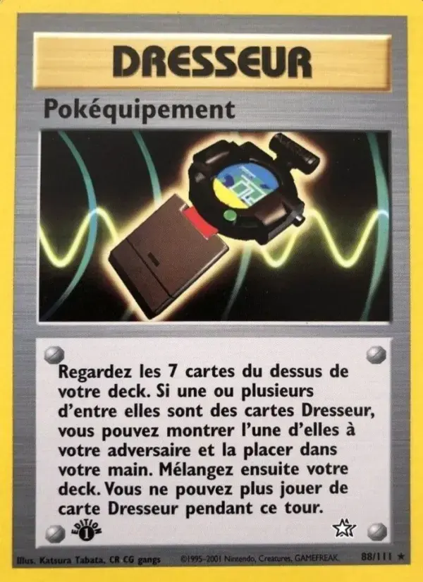 Carte Pokémon Pokéquipement #88 — Neo Genesis