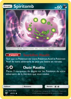 Carte Pokémon Spiritomb #47 — Légendes Brillantes