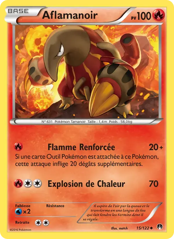Carte Pokémon Aflamanoir #15 — Rupture Turbo